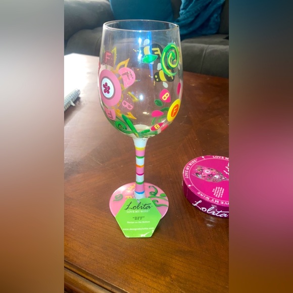 Lolita BFF wine glass. - Picture 1 of 4
